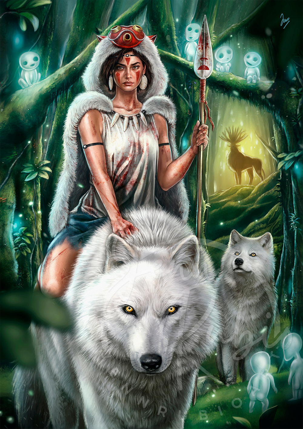 Lámina La princesa Mononoke