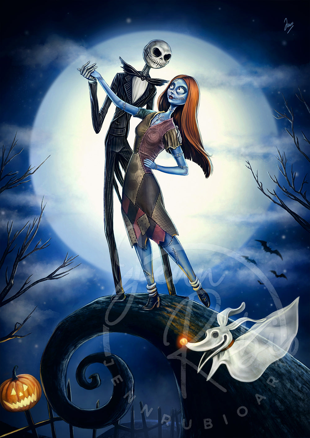 Lámina Jack y Sally