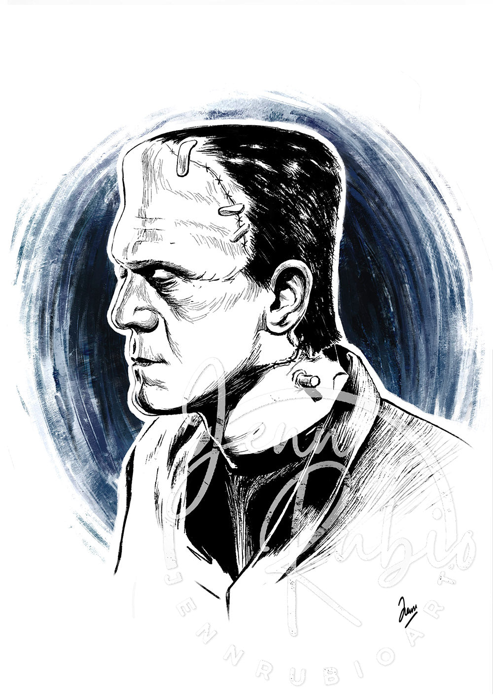Mini Lámina Frankenstein I
