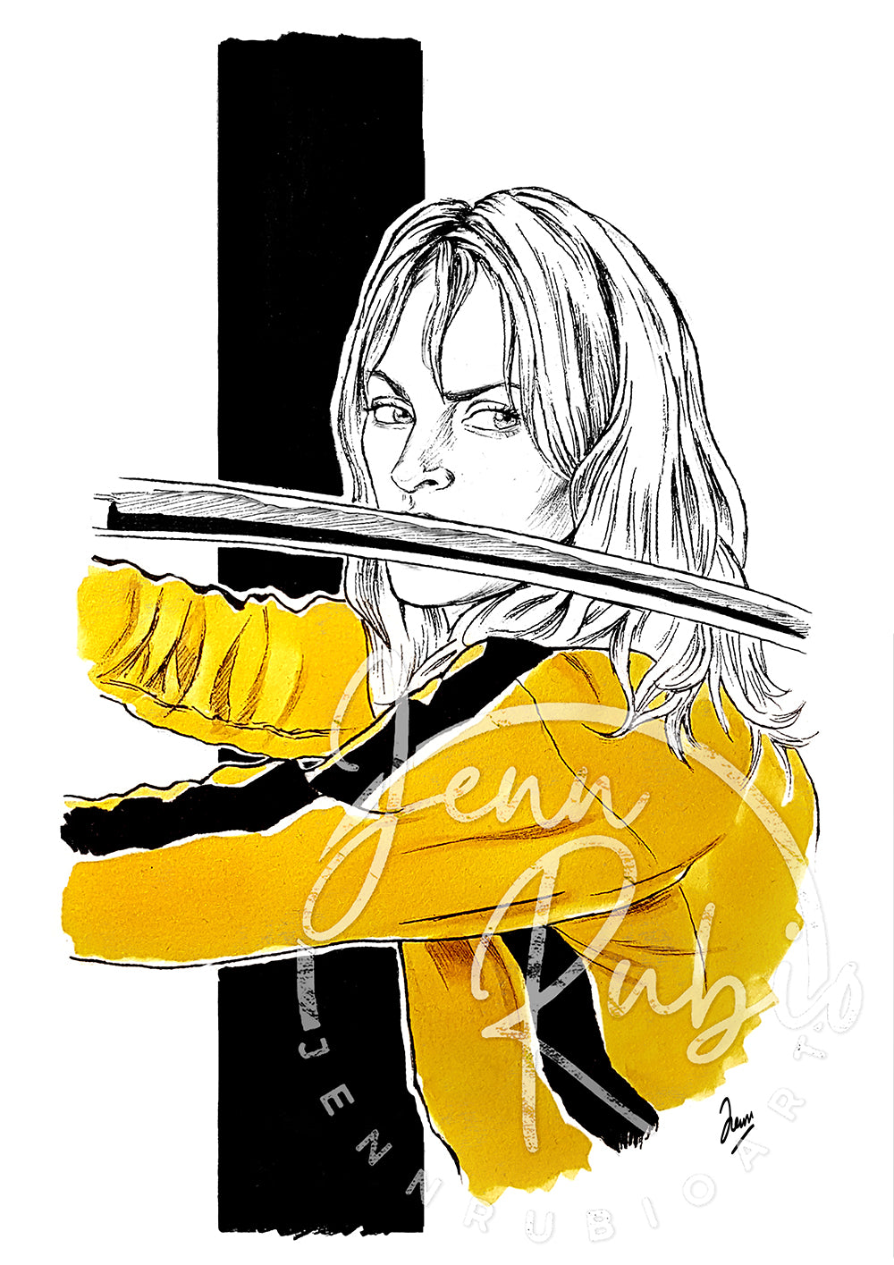 Mini Lámina Kill Bill